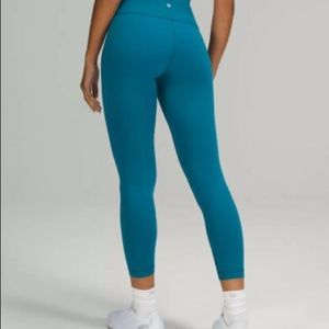 Lululemon Wunder train tight 25" Blue